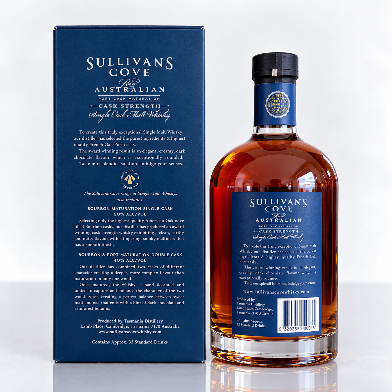 Sullivans Cove French Oak Tawny Cask HH0511 Single Malt Whisky 60% ABV 700mL - Image 3